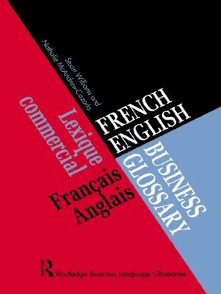 bokomslag French/English Business Glossary