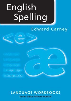 Edward Carney - English Spelling, Häftad