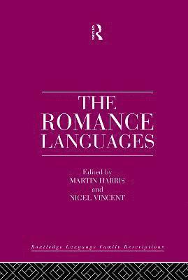 bokomslag The Romance Languages