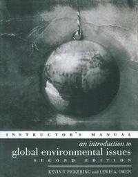 bokomslag An Introduction to Global Environmental Issues Instructors Manual