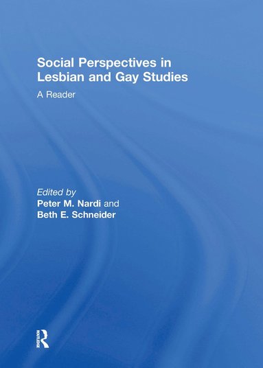 bokomslag Social Perspectives in Lesbian and Gay Studies