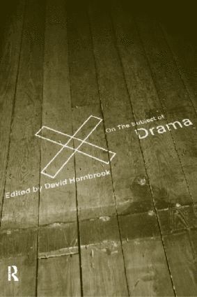 David Hornbrook - On the Subject of Drama, Häftad