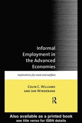 Informal Employment in Advanced Economies 1