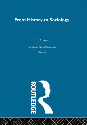 bokomslag From Hist To Sociology V1