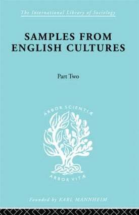 Josephine Klein - Samples from English Cultures, Inbunden