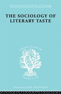 bokomslag Sociology Lit Taste Ils 90