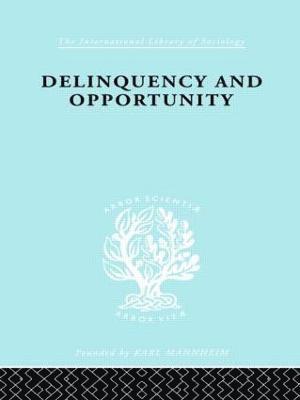 bokomslag Delinquency and Opportunity