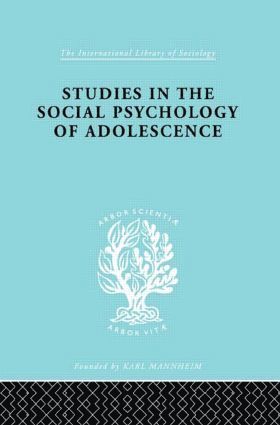 bokomslag Studies in the Social Psychology of Adolescence