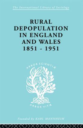 bokomslag Rural Depopulation in England and Wales, 1851-1951