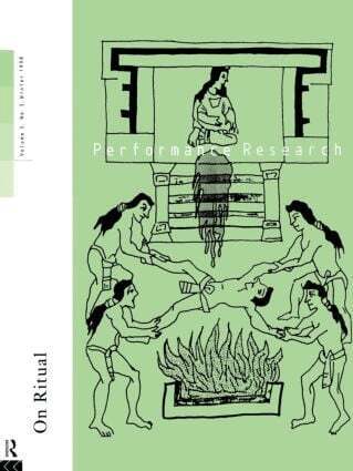 Ric Allsopp, Gunter Berghaus, Series Editors: Richard Gough (General Editor), Claire MacDonald - Performance Research: On Ritual, Häftad