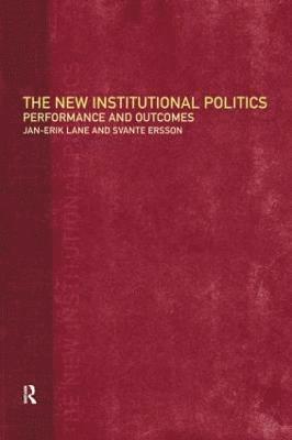 bokomslag The New Institutional Politics