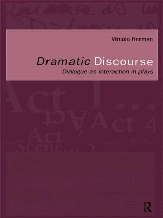 Vimala Herman - Dramatic Discourse, Häftad