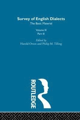 Michael V. Barry - Survey Eng Dialects Vol3 Prt3, Inbunden