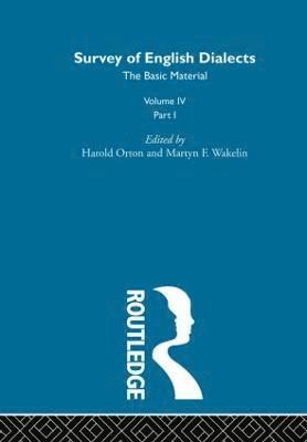 Michael V. Barry - Survey Eng Dialects Vol4 Prt1, Inbunden