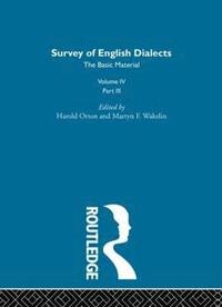 bokomslag Survey Eng Dialects Vol4 Prt3