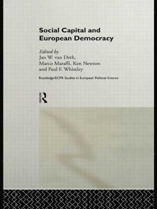 bokomslag Social Capital and European Democracy