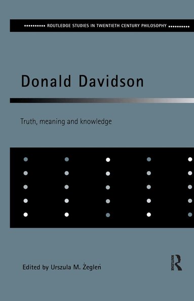 Urszula M. Zeglen - Donald Davidson, Inbunden