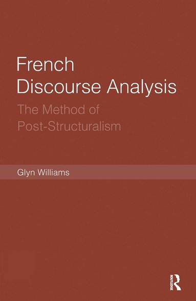 bokomslag French Discourse Analysis