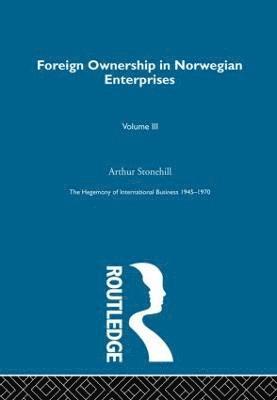 bokomslag Foreign Ownership Norwegn Ent