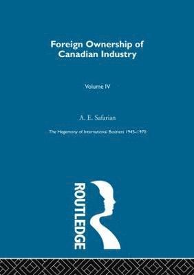 bokomslag Foreign Ownership Canadn Indus