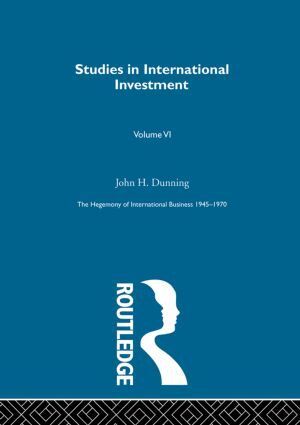 John H. Dunning - Studies Intnl Investment, Inbunden