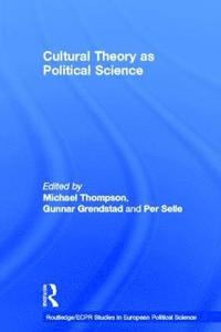 bokomslag Cultural Theory as Political Science