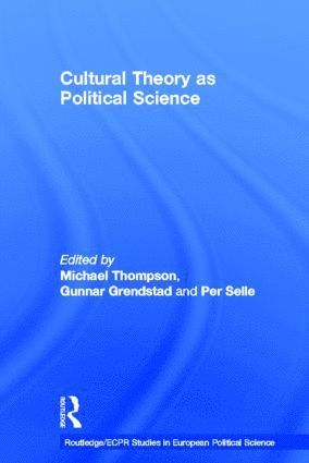 bokomslag Cultural Theory as Political Science