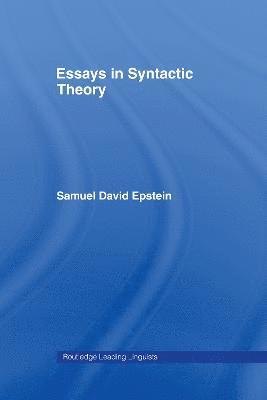 bokomslag Essays in Syntactic Theory