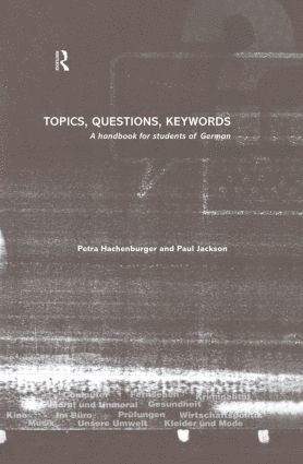 Topics, Questions, Key Words 1