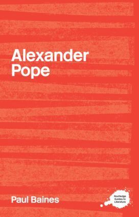 Paul Baines - Alexander Pope, Häftad