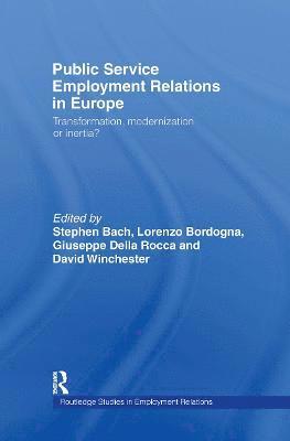 Public Service Employment Relations in Europe 1