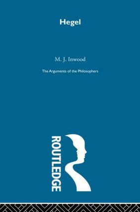 M. J. Inwood - Hegel-Arg Philosophers, Inbunden