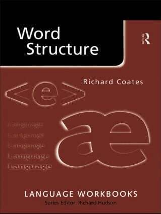 Richard Coates - Word Structure, Häftad