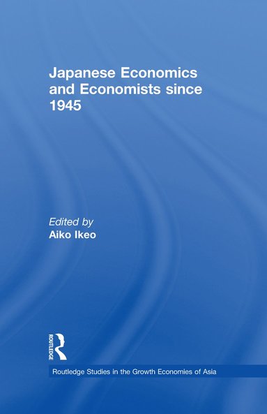 bokomslag Japanese Economics and Economists since 1945