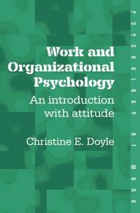 bokomslag Work and Organizational Psychology