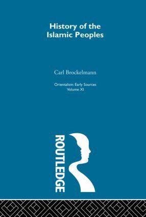 Carl Brockelmann - Hist Islam Peop:Orientalsm V11, Inbunden