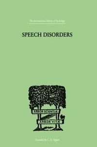 bokomslag Speech Disorders