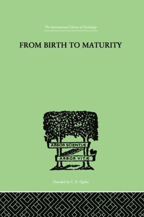 bokomslag From Birth to Maturity