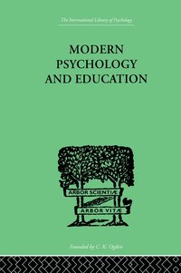 bokomslag Modern Psychology And Education