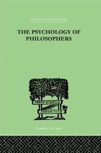 bokomslag Psychology Of Philosophers