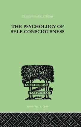 bokomslag Psychology Of Self-Conciousness