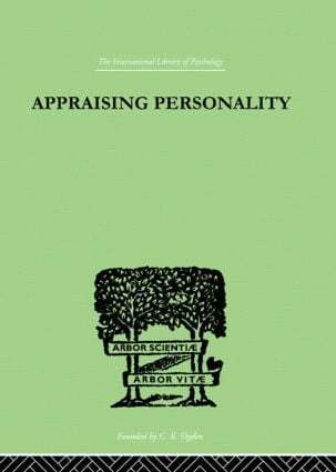 Molly Harrower - Appraising Personality, Inbunden