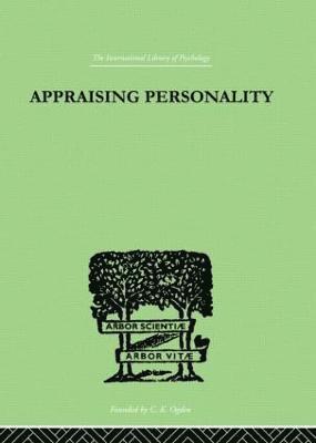 Appraising Personality 1