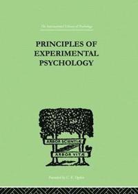 bokomslag Principles Of Experimental Psychology