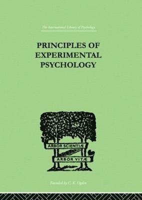 bokomslag Principles Of Experimental Psychology