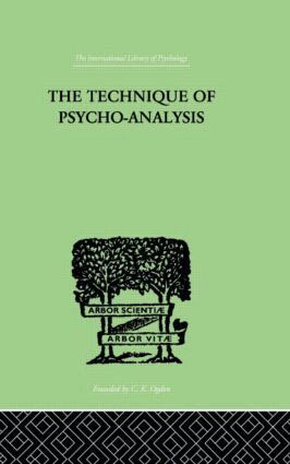 David Forsyth - Technique Of Psycho-Analysis, Inbunden