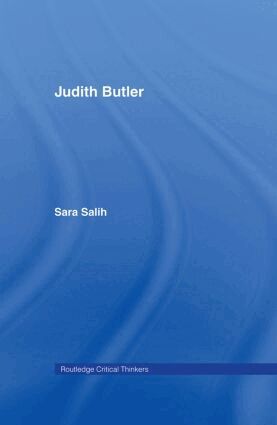 Sara Salih - Judith Butler, Inbunden