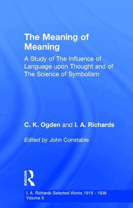 John Constable - Meaning Of Meaning V 2, Inbunden