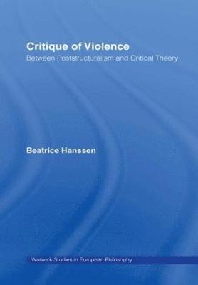Beatrice Hanssen - Critique of Violence, Häftad