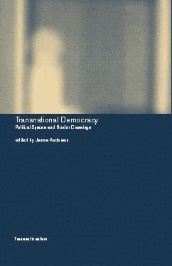 James Anderson - Transnational Democracy, Häftad